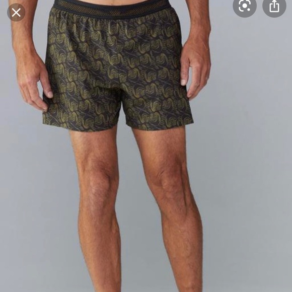 janji Other - Janji Black and Yellow 5” Middle Shorts